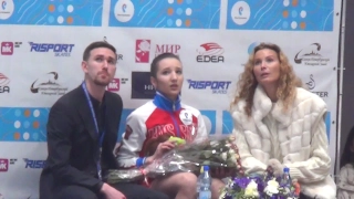 2017 Russian Jr Nationals - Polina Tsurskaya FS (warm-up + scores)