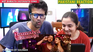 Pakistani Couple Reacts To Jawan | Not Ramaiya Vastavaiya | Full Song | Shah Rukh Khan | Anirudh