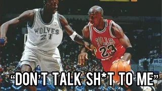 Kevin Garnett On When Micheal Jordan Made Him Pay For Trash Talking !