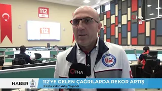 112’YE GELEN ÇAĞRILARDA REKOR ARTIŞ / 3 Kata Yakın Artış Yaşandı