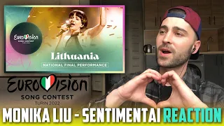 LITHUANIA EUROVISION 2022 | Monika Liu - Sentimentai | REACTION