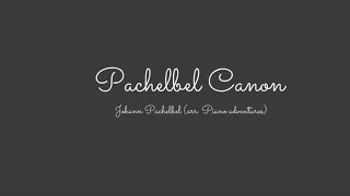 Pachelbel Canon (piano adventures)