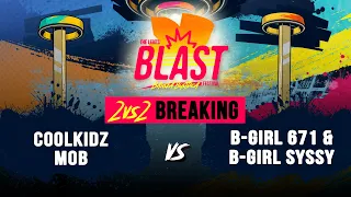 Coolkidz mob vs B-Girl 671 & B-Girl Syssy I Top 32 2vs2 Breaking I The Legits Blast 2023