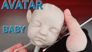 Sculpting Baby Avatar in polymerclay (Tutorial TIMELAPSE)