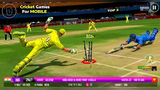 New Cricket Games For Mobile 2024 - Hindi Cricket Games For Android - HIGH Graphics CRICKET Games