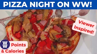 Making a VIEWER SUGGESTED NAAN BREAD PIZZA in the Air Fryer | DELICIOUS 😋 WW POINTS & CALORIES