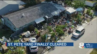 Neighbors call for change after 20 tons of trash removed from ‘hoarder’s’ yard