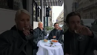 Клава Кока и Влад Савельев ужинают в элитном ресторане Парижа 🇫🇷 #shorts