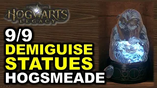 Hogsmeade: All 9 Demiguise Statues Locations | Hogwarts Legacy