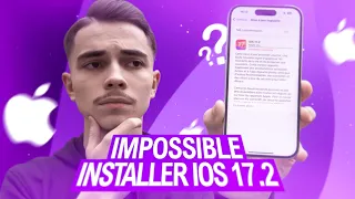 Comment résoudre le problème de la mise à jour iOS 17.2 impossible sur iPhone