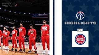 Highlights: Wizards vs Pistons - 2/14/22