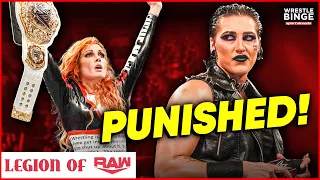 WWE was punishing a star to let Becky Lynch win the championship?