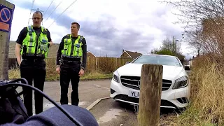 Outwood station: parking inhibits wheelchair user's egress