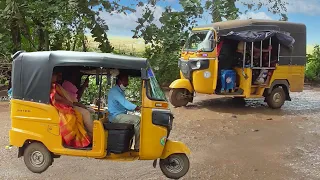 Premium Auto-Rickshaw 3 Wheeler is Dare to Drive in Mud Road | Auto Videos | Crazy Autowala