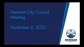 November 8, 2022 City Council Meetings