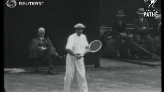 UK: SPORTS: Finals of Mens Tennis at Wimbledon. (1928)