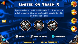 Back on Track in 31 clicks (WR) - Limited on Track X