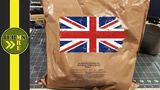 2018 British 24 hr Operational Ration Pack (ORP) Menu #5