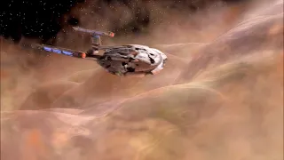 Enterprise NX-01 takes down the spheres