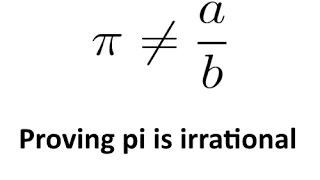 Proving π is irrational using high school level calculus