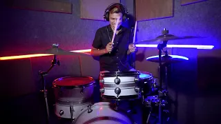 Drum record with 2 microphone!!