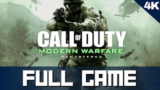 Call of Duty Modern Warfare Remastered Full Game Gameplay (4K 60FPS) Walkthrough No Commentary