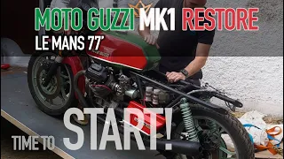 Moto Guzzi LeMans MK1 1978 full restore Part1.