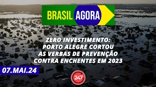 Brasil Agora - Zero investimento: Porto Alegre cortou verbas de prevenção contra enchentes em 2023