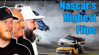 NASCARs Highest Flips REACTION | OFFICE BLOKES REACT!!