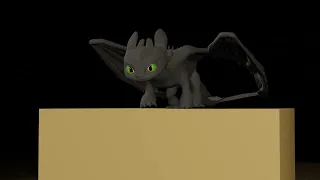 Toothless Leap Test | Blender 3D Animation