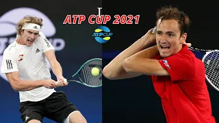 Danill Medvedev vs Alexander Zverev ATP Cup 2021 FULL MATCH HIGHLIGHTS