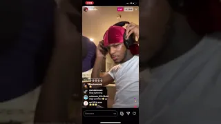 Toosii Freestyling a new song (Funny Instagram live)