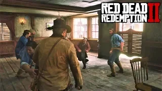 RED DEAD REDEMPTION 2 - ДРАКА В БАРЕ