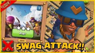 Easily 3 Star In 2015 Challenge In Clash Of Clans | Swag Attacks | Attack Strategy - CoC