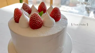 지금이 제철 딸기생크림케이크 만들기 Strawberry Cake Recipe