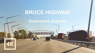 Scenic Drive | 4K HDR Relaxing Driving on Bruce Highway to Sunshine Coast, Queensland, Australia