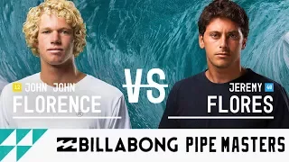 John John Florence vs. Jeremy Flores - FINAL - Billabong Pipe Masters 2017