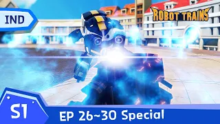 Robot Trains | EP26~EP30 (60min) | SPECIAL FULL EDISODE COMPLIATION | Bahasa Indonesia