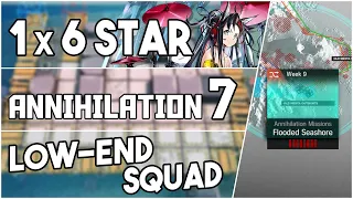 Annihilation 7 - Flooded Seashore | Low End Squad |【Arknights】