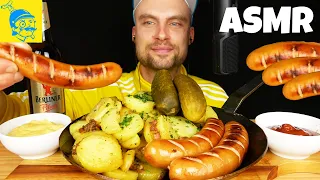 ASMR eating German sausages 🤤🇩🇪 (English subtitles) - GFASMR