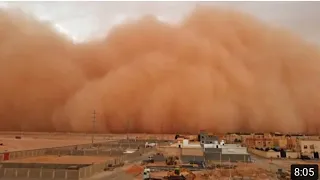 عاصفة ترابية غزيرة في الرياض اليوم|todays dust storm in riyadh|heavy sandstorm in riyadh today