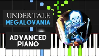 MEGALOVANIA (Advanced Piano Tutorial) - Undertale