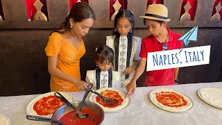 48hrs in Naples with kids: Pizza making class and more!