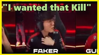 Faker Angry about his Team ending the Game without permission