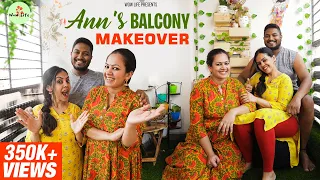 DIY: Ann's Balcony Makeover | Balcony Garden Decoration | Balcony Makeover Ideas #WowLife