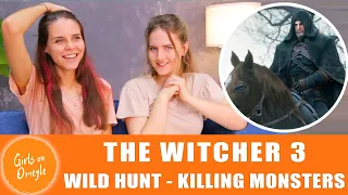 Reaction. The Witcher 3: Wild Hunt - Killing Monsters Cinematic Trailer.