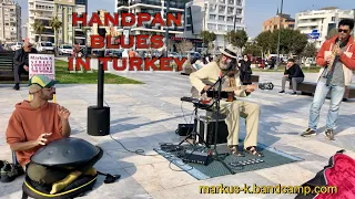 Street BLUES with HANDPAN and SAXOPHONE in TURKEY