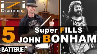 5 super BREAKS de John BONHAM ◊ iZi Drumming ◊ Batterie Magazine 177 ◊ Cours de Batterie