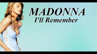 Madonna - I 'll Remember (Orig. Full Instrumental Unused BV) HD Sound 2024