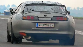 Toyota Supra MK4 2JZ Turbo 800HP Acceleration Sound